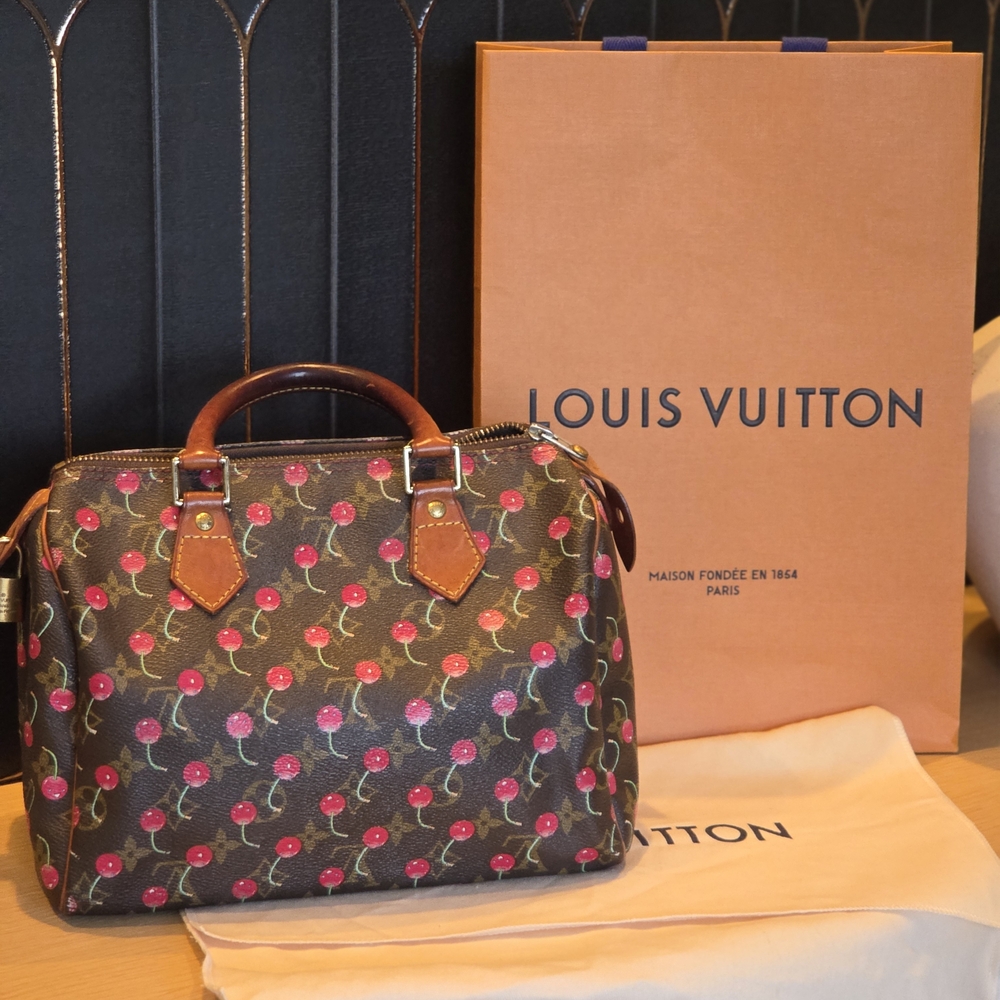 Louis Vuitton Cherry Speedy Handbag